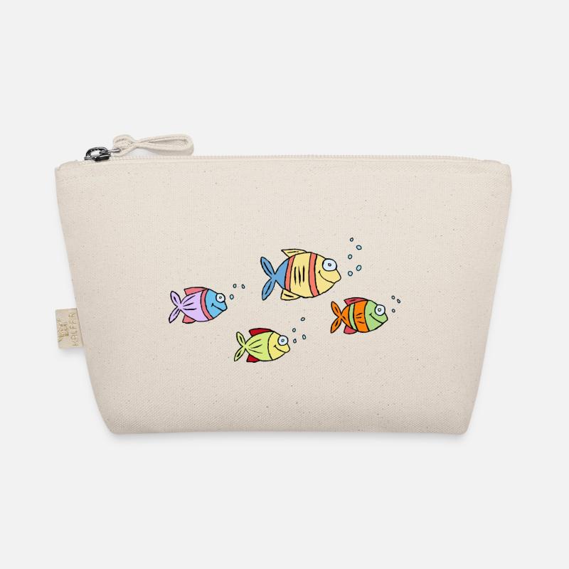 coloré poisson eau mer graffiti dessin d’enfants Trousse biologique
