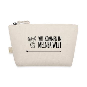 Willkommen in meiner Welt - Cocktail trinken - Bio-Täschchen - Natur - Vorne