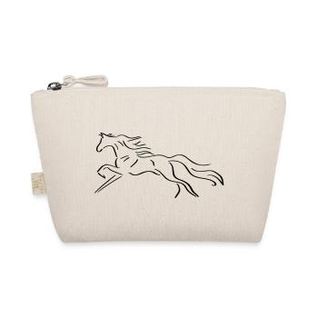 Horse Line Art - Minimaliste - Trousse biologique - nature - Devant