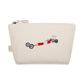 Dragster racing car - Organic Pouch - nature - Front