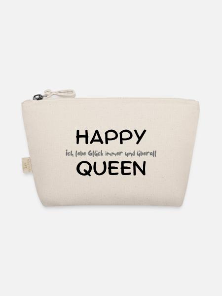 Happy Queen - Bio-Täschchen - Natur