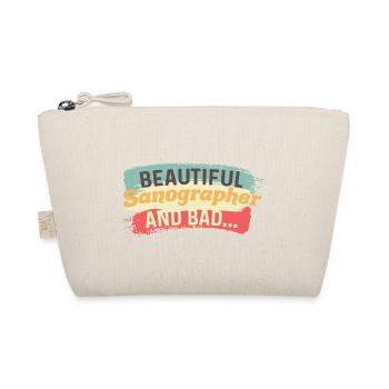 Beautiful Sonograph Ultrasonic Technician Gift - Organic Pouch - nature - Front