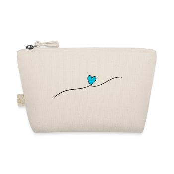 Heart 2 - Organic Pouch - nature - Front