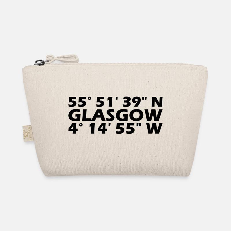 Glasgow Coordinates Organic Pouch