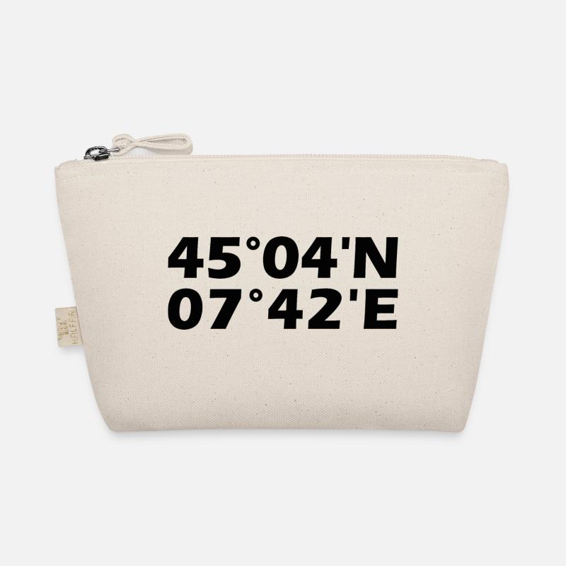 Turin Coordinates Organic Pouch