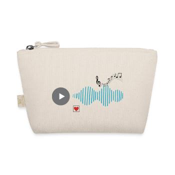 Soundwave - Bio-Täschchen - Natur - Vorne