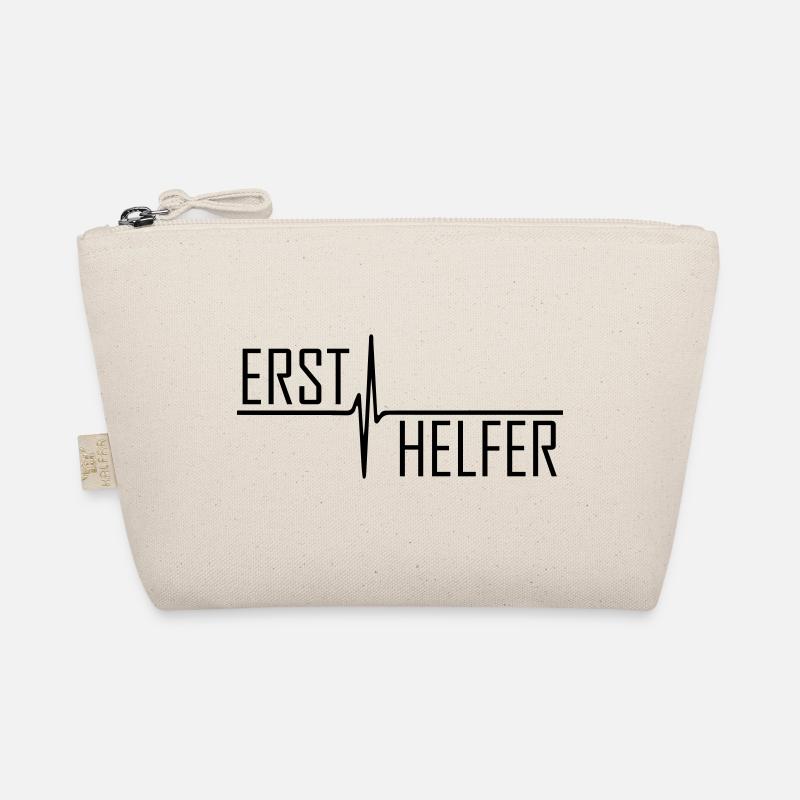 Ersthelfer Sanitäter erste Hilfe - Bio-Täschchen - Natur