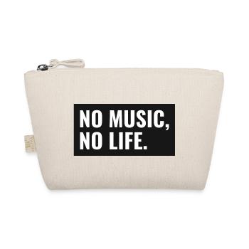 No Music, No Life - Organic Pouch - nature - Front