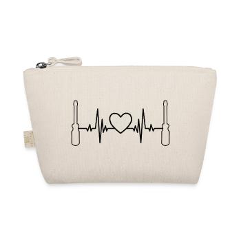 Handwerker Schraubendreher Mechaniker Handwerk - Bio-Täschchen - Natur - Vorne