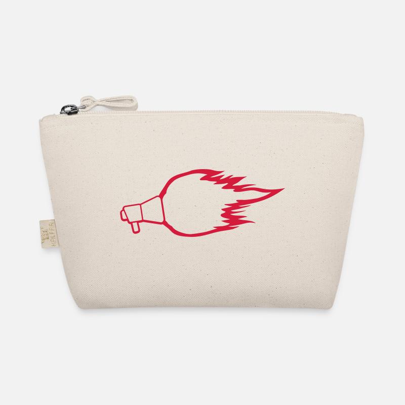 Hot Speech Fire Megaphone Organic Pouch