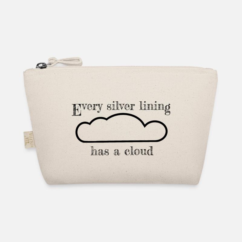 Every silver lining has a cloud - Organic Pouch - nature
