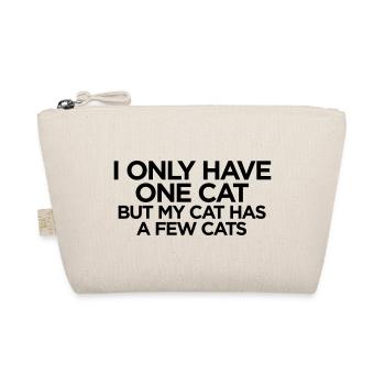 JE N’AI QU’UN CHAT MAIS MON CHAT A QUELQUES CHATS - Trousse biologique - nature - Devant