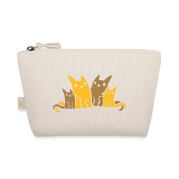 Famille Papa Mama Cats - Trousse biologique - nature - Devant