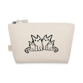 Famille Mama Papa Cats - Trousse biologique - nature - Devant