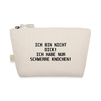 Schwerre knochen - Bio-Täschchen - Natur - Vorne