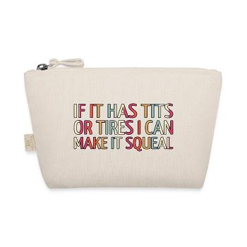 technician baseballgift geek automotive technician - Organic Pouch - nature - Front