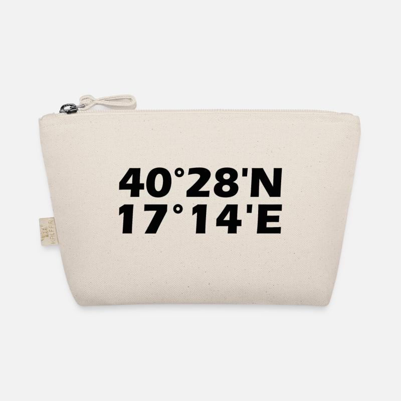 Taranto Coordinates Organic Pouch