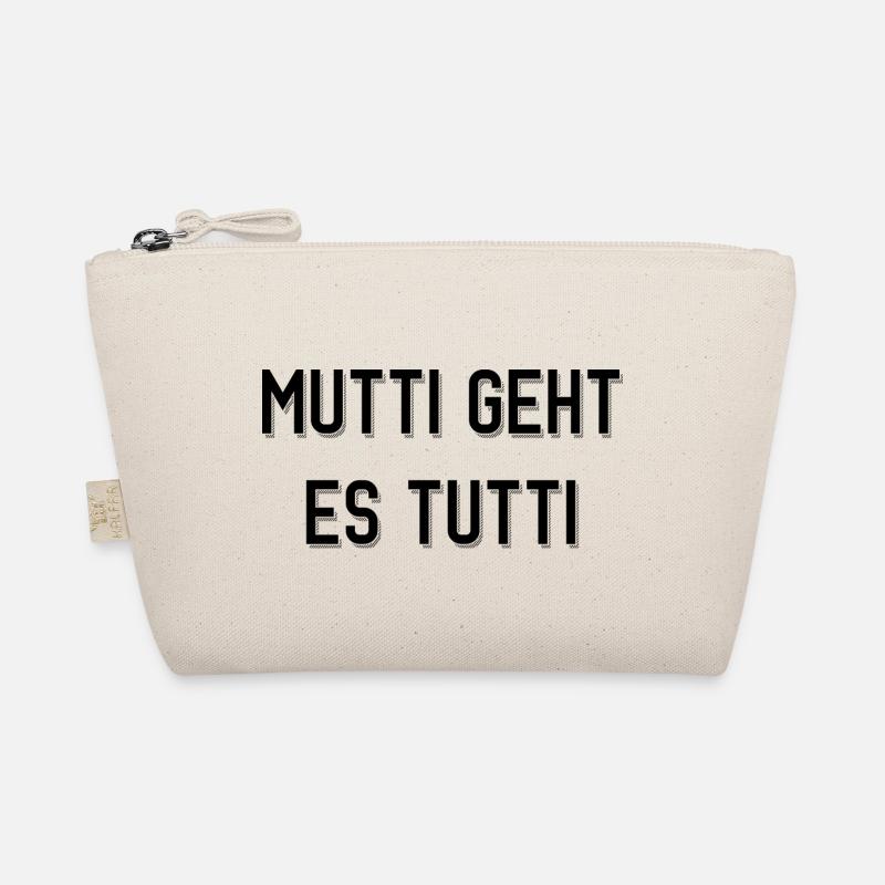 Mutti geht es tutti lustiger Spruch Mama Mutter Bio-Täschchen