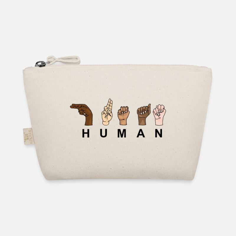 HUMAN - HUMANITY - Handzeichen Bio-Täschchen