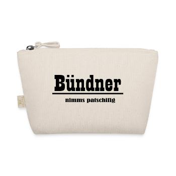 bündner nimms patschifig - Bio-Täschchen - Natur - Vorne
