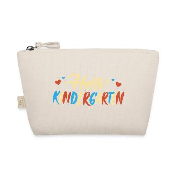 Hallo Kindergarten Schule Hallo Kindergarten Schul - Bio-Täschchen - Natur - Vorne