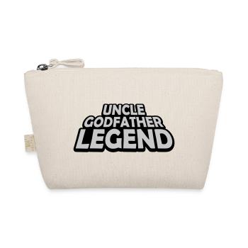 Uncle Godfather Legend Quote - Organic Pouch - nature - Front
