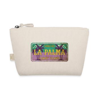 La Palma Sommer Sonne Strand Meer Palmen Urlaub - Bio-Täschchen - Natur - Vorne