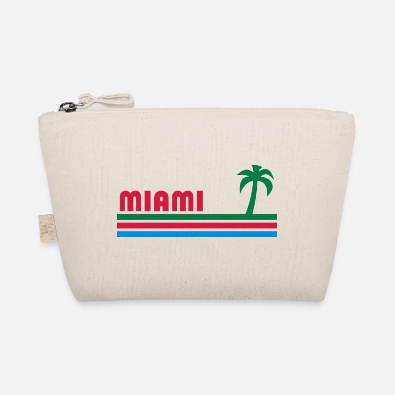 Miami (three bars, palm tree) Organic Pouch