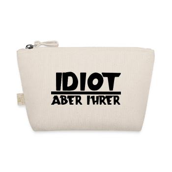 Idiot aber ihrer | Paar | Partnerschaft | Partner - Bio-Täschchen - Natur - Vorne