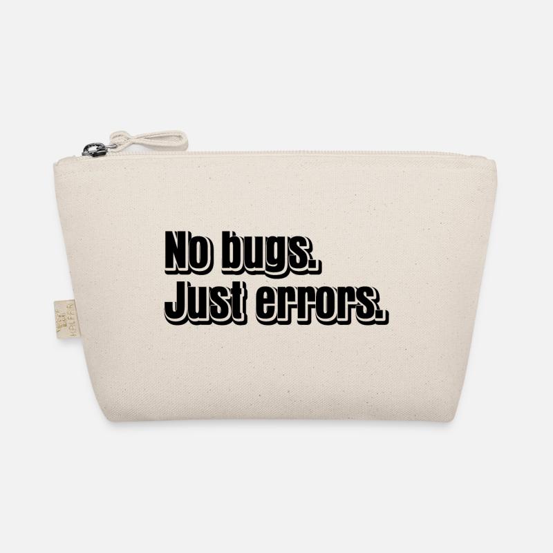 No Bugs Just Errors Coder Programmer Nerd Software Bio-Täschchen