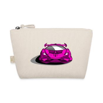 Lambo sports car purple - Organic Pouch - nature - Front