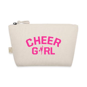 Cheer Girl Cheerleading Cheerleader Cheerdance Gym - Bio-Täschchen - Natur - Vorne