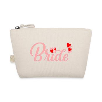 Cœur de mariée - Trousse biologique - nature - Devant