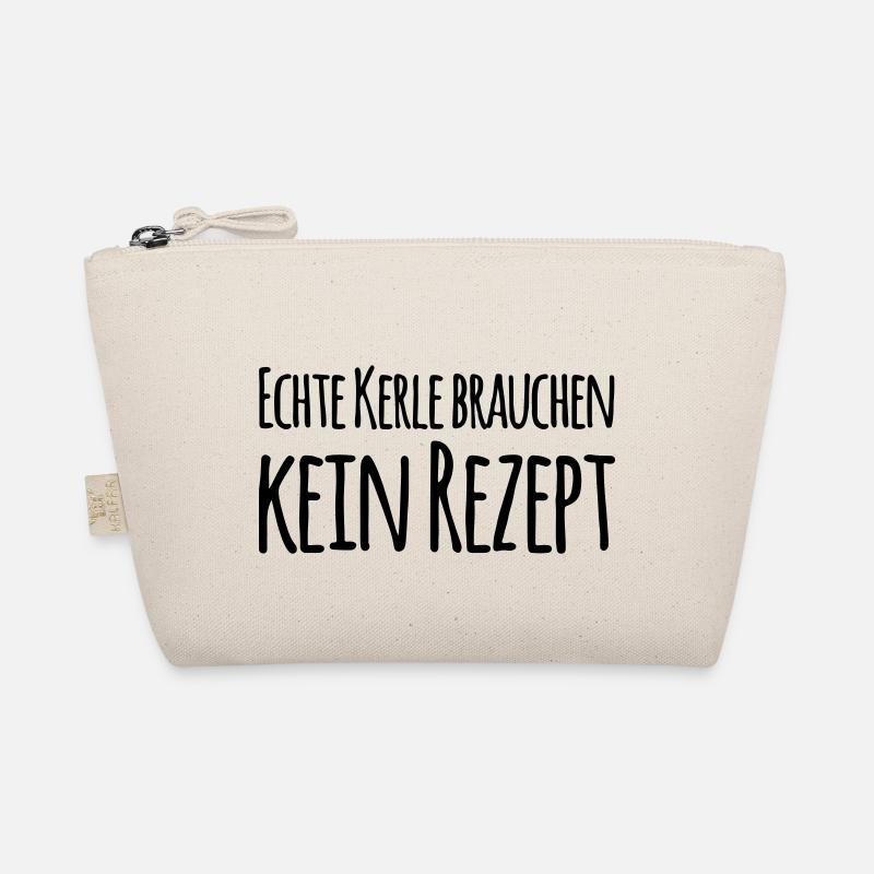 Echte Kerle Brauchen Kein Rezept - Koch Geschenk Bio-Täschchen