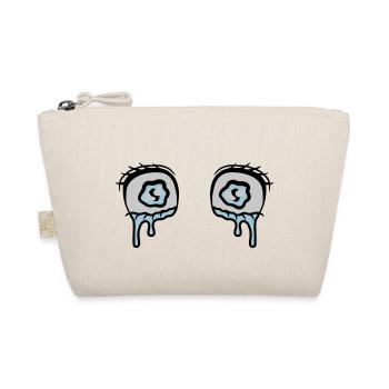 Yeux comiques larmes tristes - Trousse biologique - nature - Devant