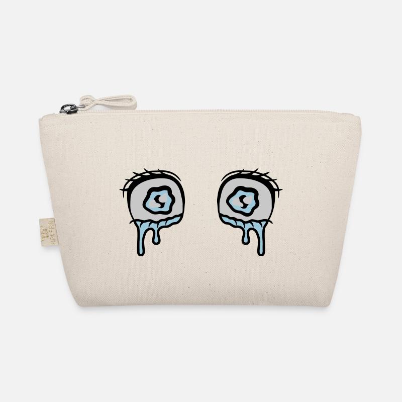 Comic Eyes Tears Sad Organic Pouch