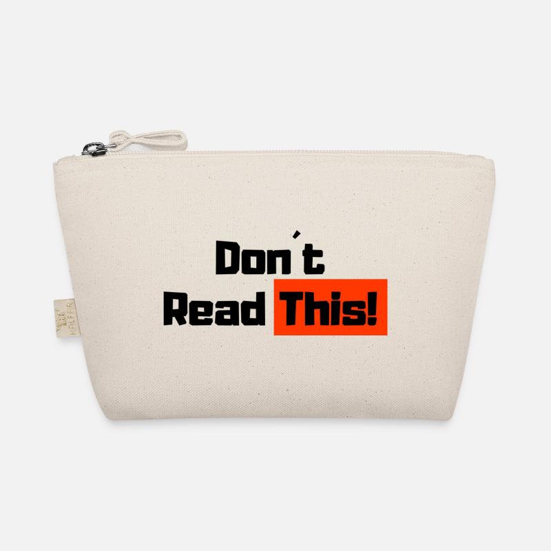 Don't Read This! Organic Pouch