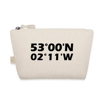 Stoke-on-Trent coordinates - Organic Pouch - nature - Front