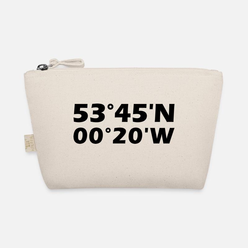 Kingston upon Hull Coordinates Organic Pouch