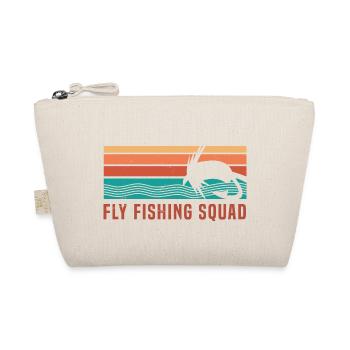 Fischer Naturliebhaber Hobby Fliegenfischen - Bio-Täschchen - Natur - Vorne