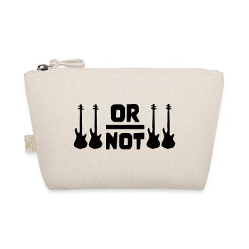 TO BE OR NOT TO BE for best bassist bass player - Bio-Täschchen - Natur - Vorne
