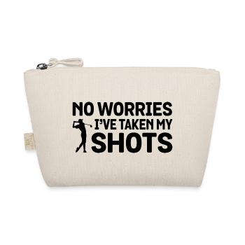 No Worries I've Taken My Shots Golf Golfing Golfer - Bio-Täschchen - Natur - Vorne