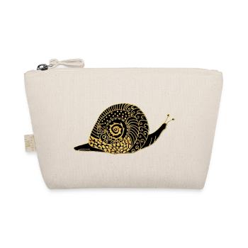 Schnecke - Bio-Täschchen - Natur - Vorne
