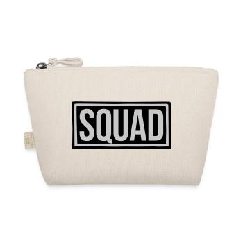 Text Squad Leader Schild - Bio-Täschchen - Natur - Vorne