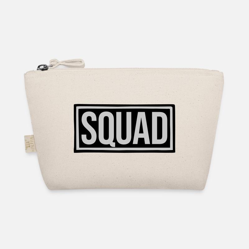 Text Squad Leader Schild Bio-Täschchen