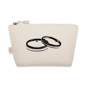 Golden Wedding Wedding Marriage Engagement Bride 2 - Organic Pouch - nature - Front