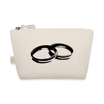 Golden Wedding Wedding Marriage Engagement Bride 3 - Organic Pouch - nature - Front