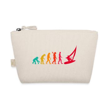 Evolution Graphic Sailboat Captain Sailing Sea Boa - Bio-Täschchen - Natur - Vorne