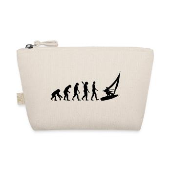Evolution Graphic Sailboat Captain Sailing Sea Boa - Bio-Täschchen - Natur - Vorne