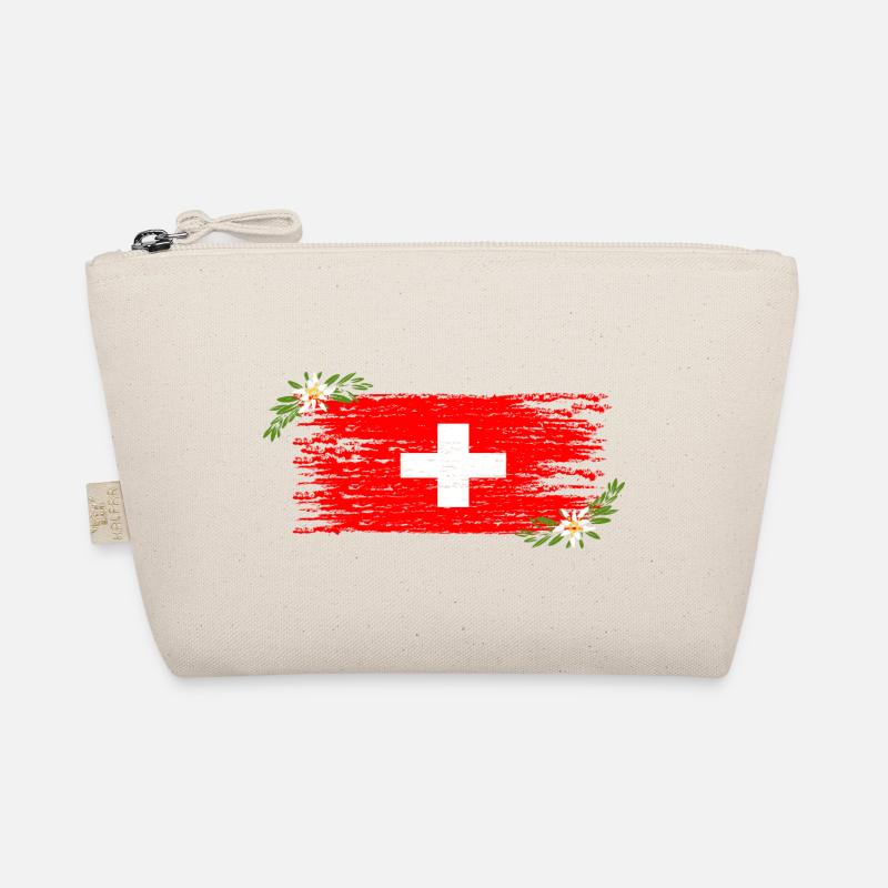 Swiss flag - Organic Pouch - nature